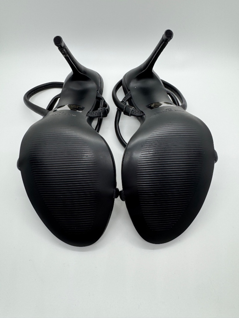 Steve Madden - Black Strappy Sandals - Picture 4 of 5